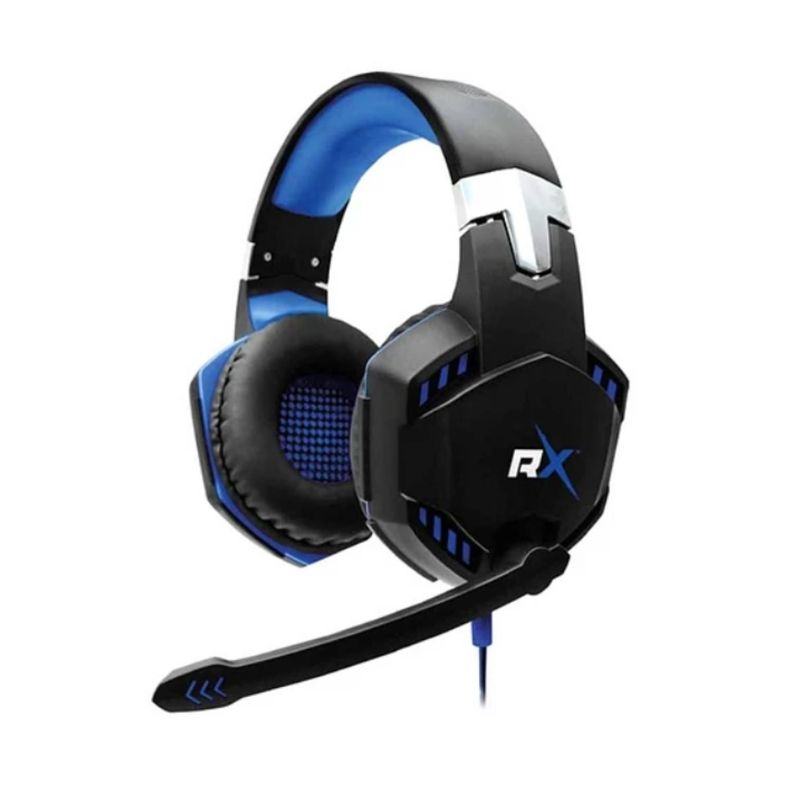Audifono Gamer Pro Over Ear Para PC Luz Azul Reptilex-0