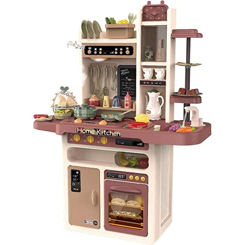 Juguete Set Cocina 65 Piezas Luz Sonido Cafe Infantil 93Cm-0