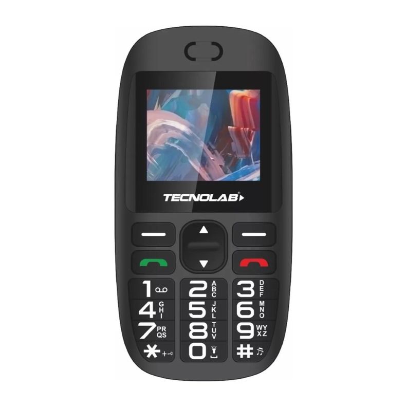 Telefono Senior Adulto Mayor 4G Negro Doble SIM Card-1
