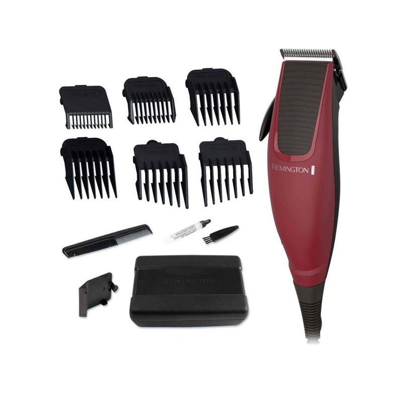 Maquina Cortadora De Cabello Pelo 13 Piezas Rojo HC1095 Remington-1