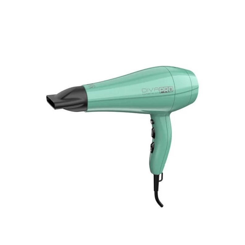 Secador De Pelo 2200W 2Vel 3Temp Salon Diva Pro Turquesa Gama-1
