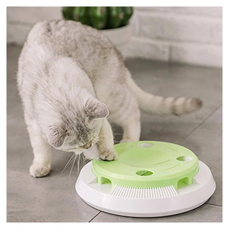 Juguete Interactivo Bola Loca Para Gatos Mascotas-3