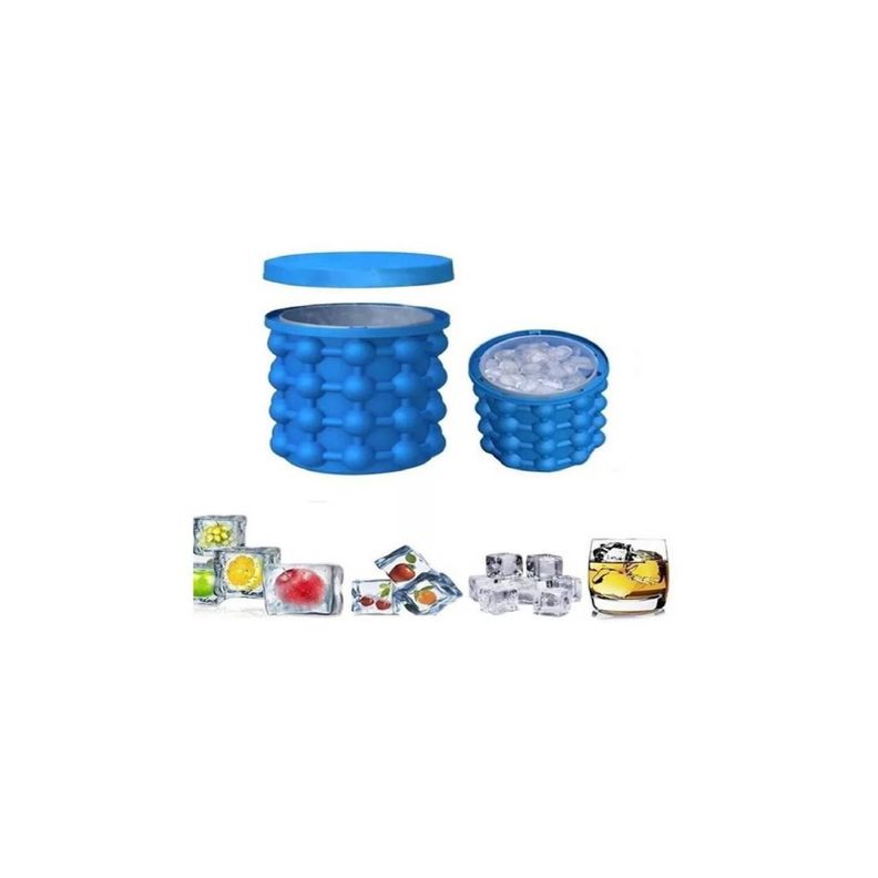 Cubeta Molde Para Hielos 120u Enfriador Vasos Botellas-2