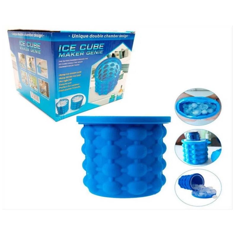Cubeta Molde Para Hielos 120u Enfriador Vasos Botellas-1