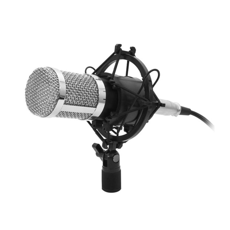 Microfono Condensador Jakc 3.5 Con Soporte Negro Philco-0