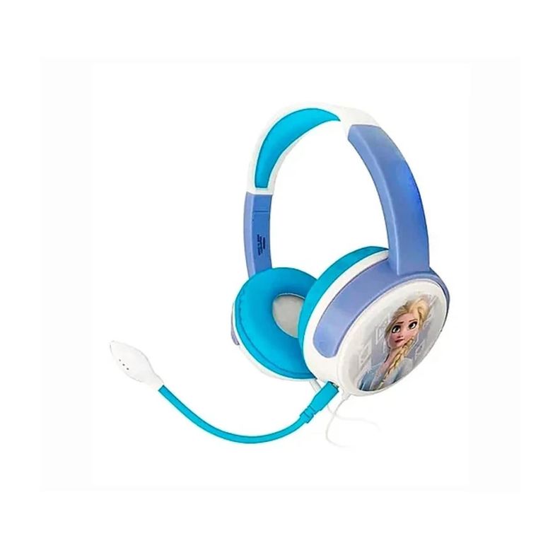 Audifono Gamer Infantil OverEar Blanco Celeste Frozen-0