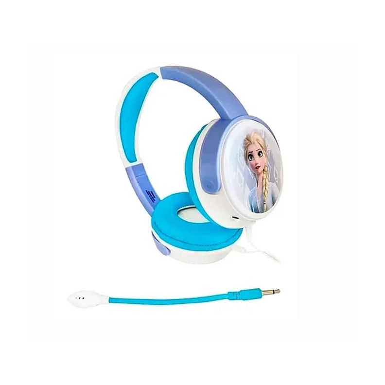 Audifono Gamer Infantil OverEar Blanco Celeste Frozen-1