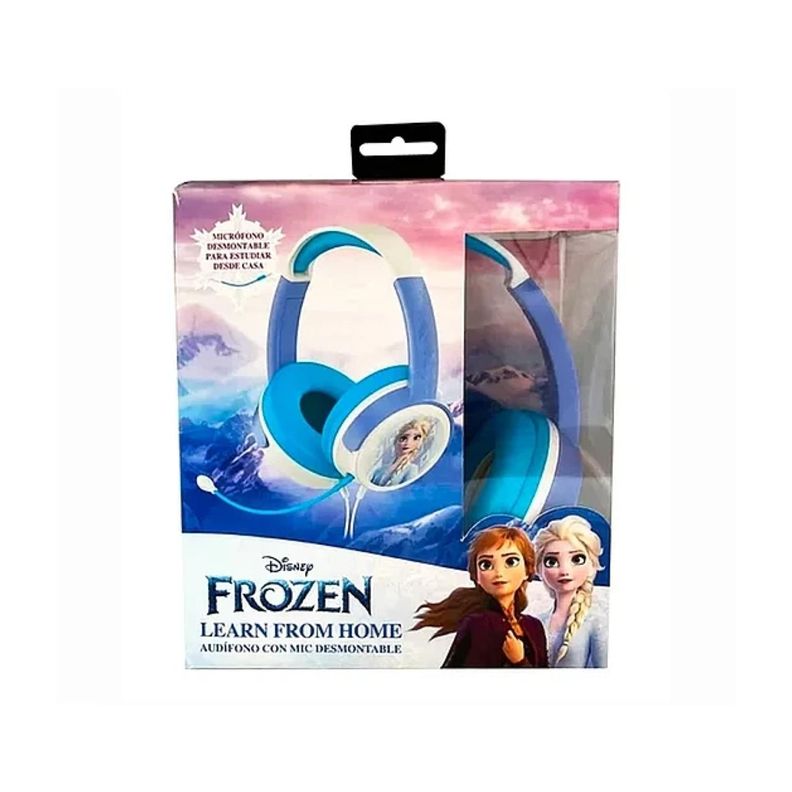 Audifono Gamer Infantil OverEar Blanco Celeste Frozen-2