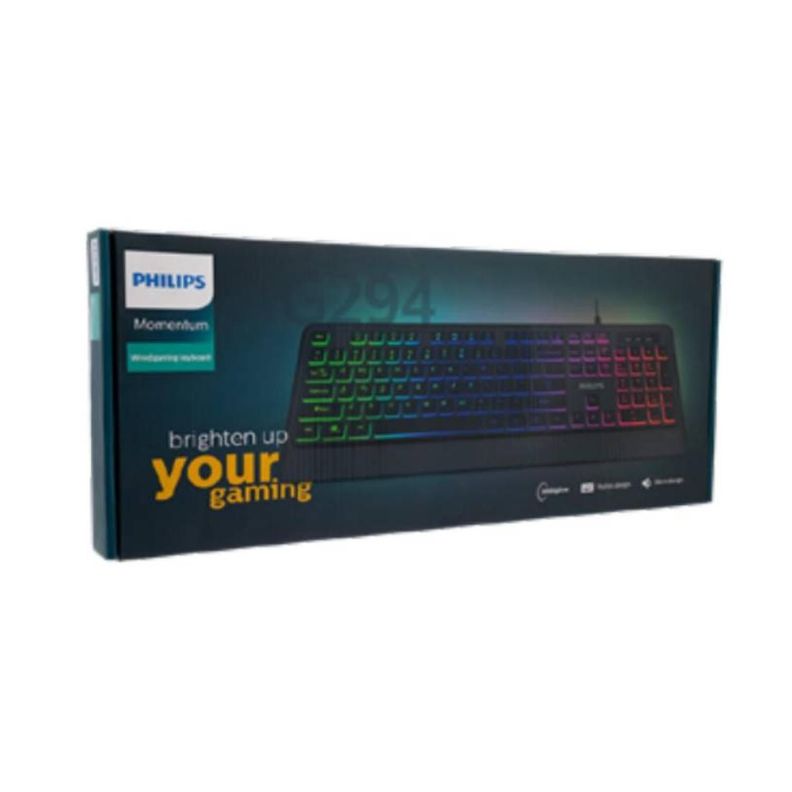 Teclado Gamer USB Iluminado 107 Teclas Ingles G294 Philips-2