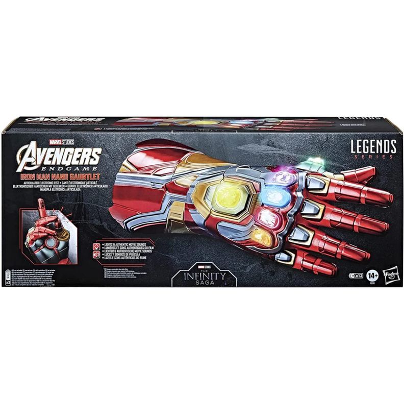 Juguete Guante Iron Man Gemas Del Infinito Luces Y Sonido-3