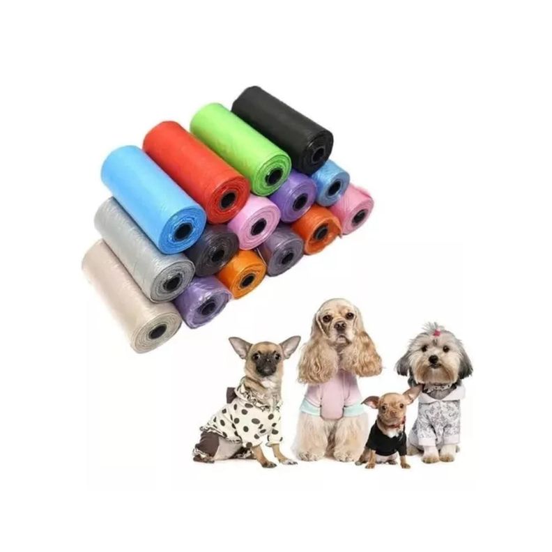 Pack 4 Bolsas Para Desechos Fecas Perros Mascotas colores-2