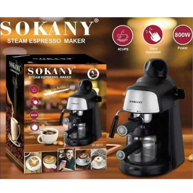 Cafetera Cafe Express Electrica 800W 240ML SK-6810 Sokany-5