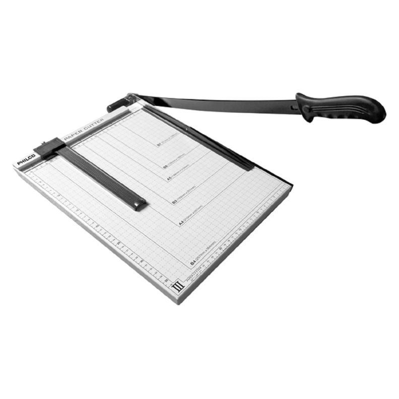 Guillotina Metalica Para Papel B4 A4 B5 A5 B6 B7 Ajustable Philco-0
