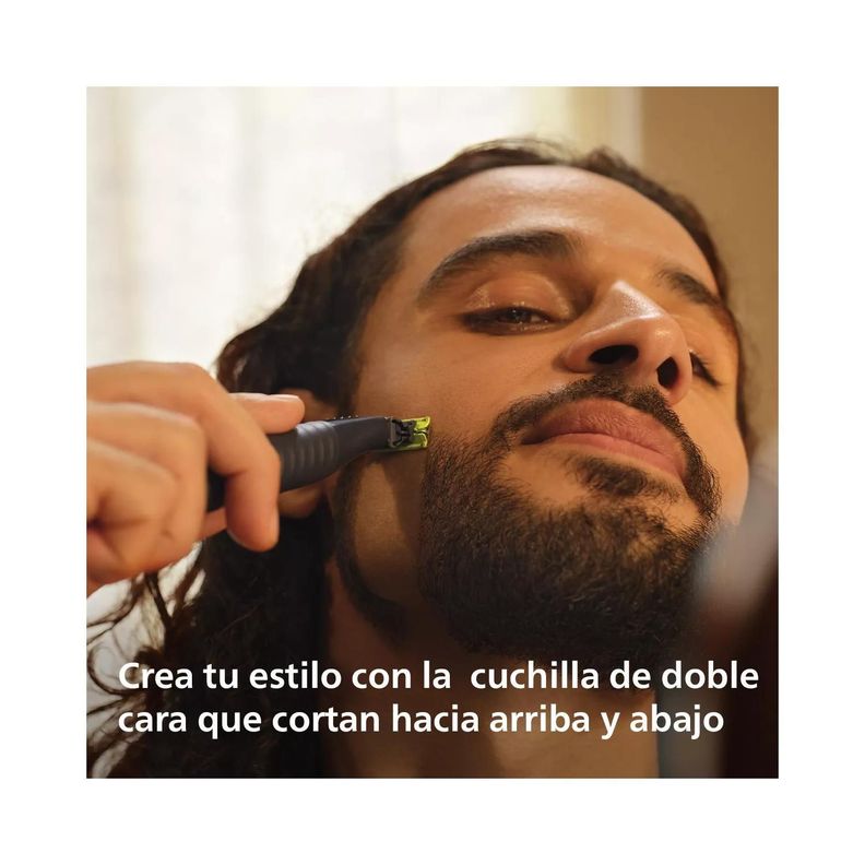 Afeitadora Oneblade Recorta Perfila Barba 3P QP1424/10-2