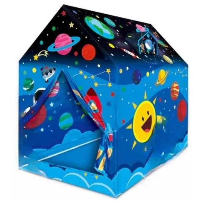 Juguete Casa Carpa Diseño Planetas Y Estrellas Infantil-0
