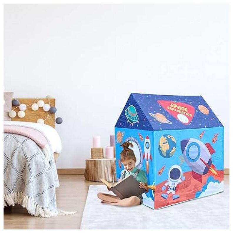 Juguete Casa Carpa Diseño Planetas Y Estrellas Infantil-2