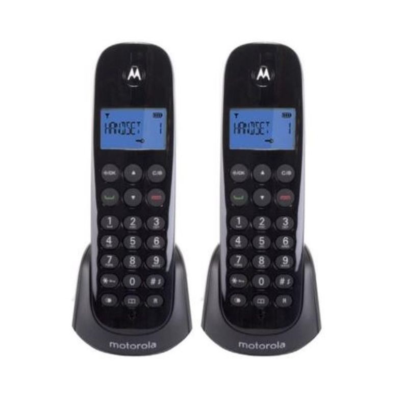 Pack 2 Telefonos Digitales Dual Inalambricos M700-2 Motorola-0