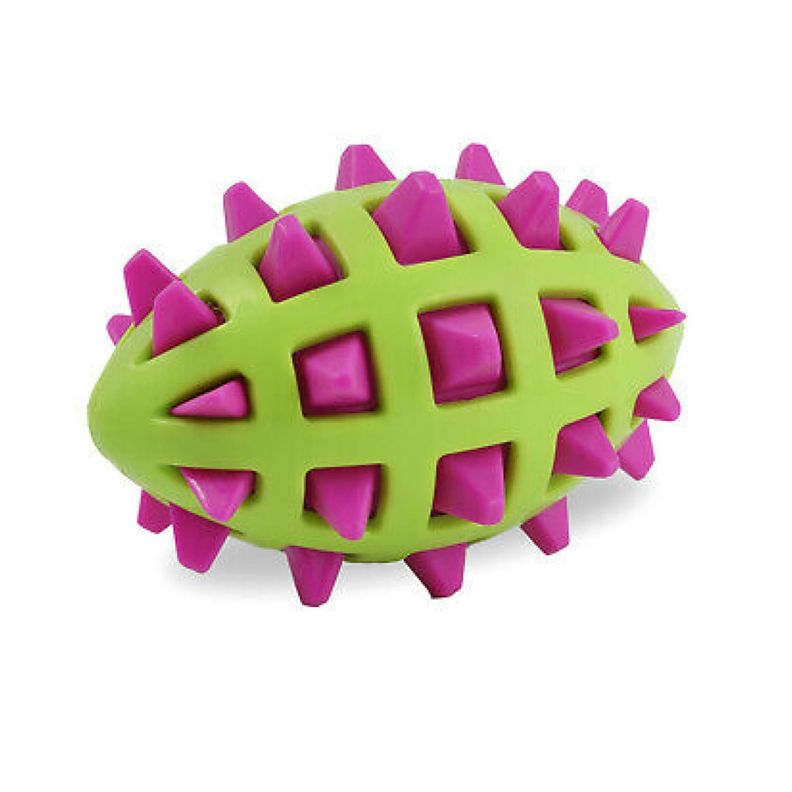 Juguete Para Morder Bola Spiky Con Sonido Para Mascotas-0