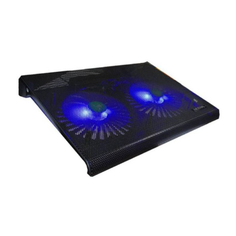 Ventilador Base Para Notebook 17" 2 Ventiladores Cooler Iluminado USB Ultra-0