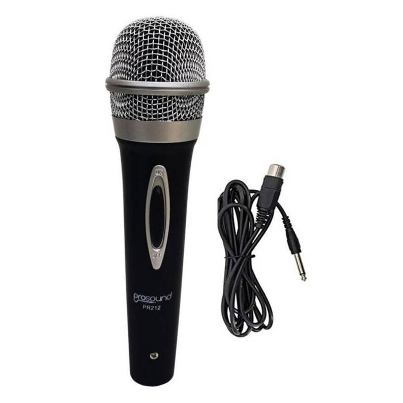 Microfono Unidireccional Cable 3Mts Negro Prosound-1