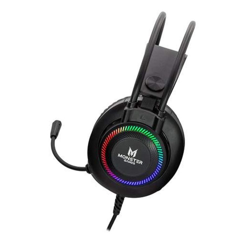 Audifonos Gamer Jack 3.5 USB RGB PS4 PC Throb Monster Games-1