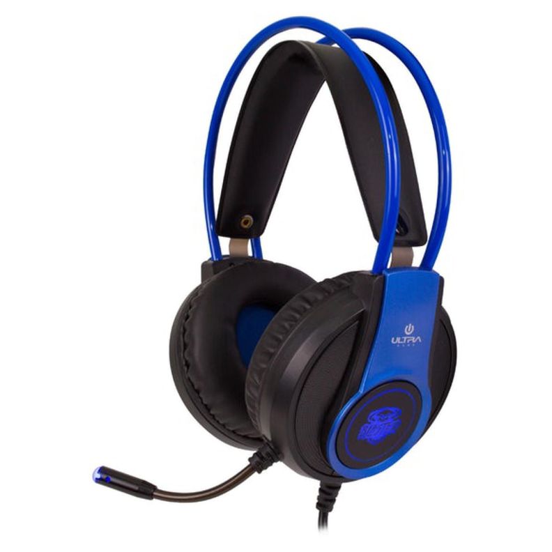 Audifonos Gamer USB Jack 3.5 Negro Azul Blad 5 Ultra-0
