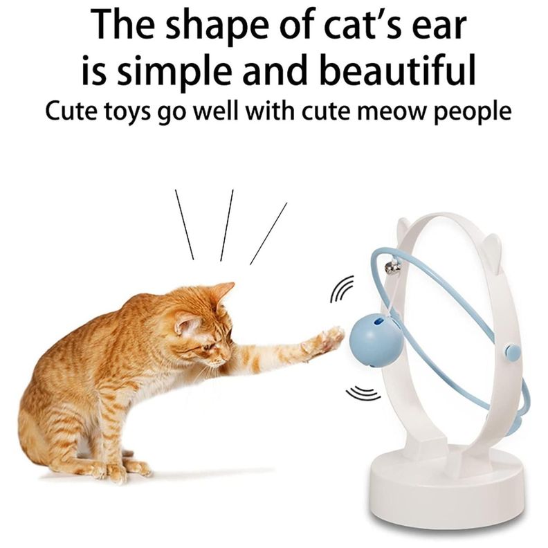 Juguete Interactivo Cinetica Automatica Para Gatos Mascotas-3