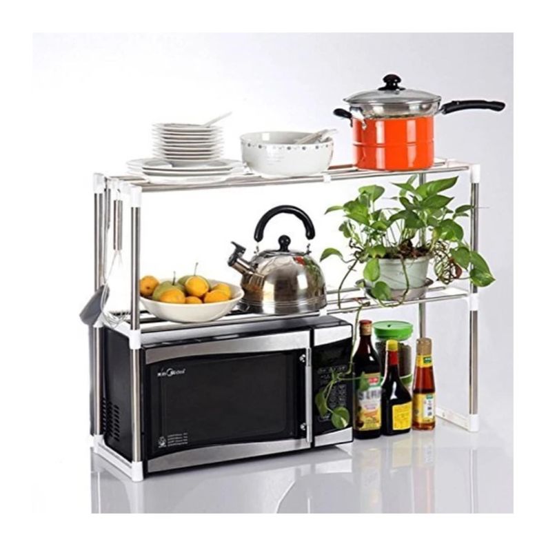 Estante Organizador De Cocinas Microondas 60x80cm Rejilla-4