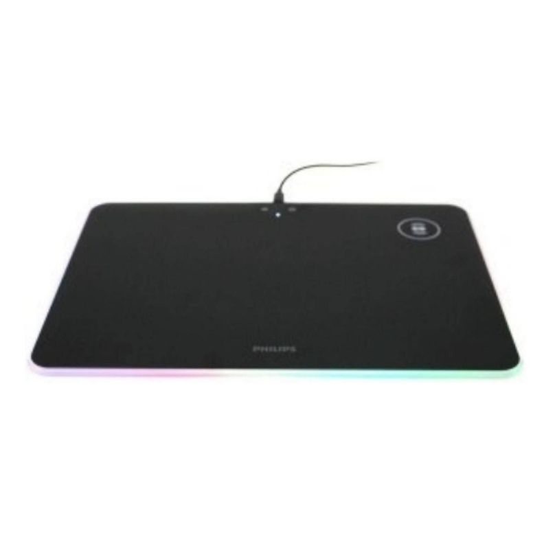 MousePad Gamer RGB 35x25x5Cm Con Carga inalambrica Philips-0