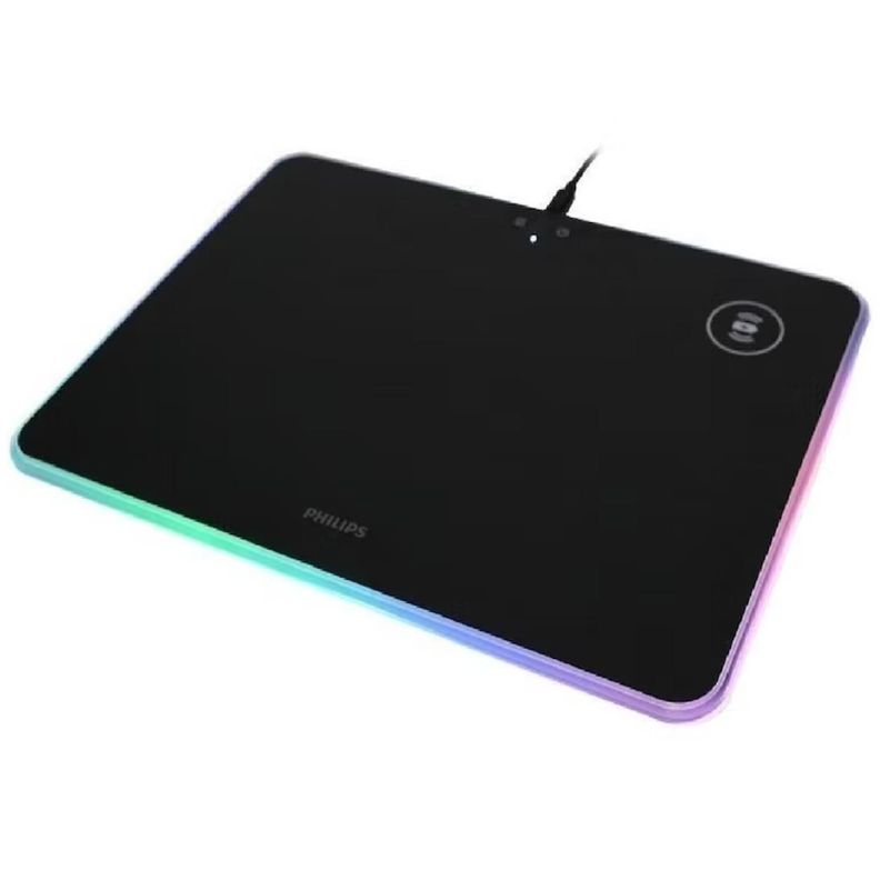 MousePad Gamer RGB 35x25x5Cm Con Carga inalambrica Philips-1