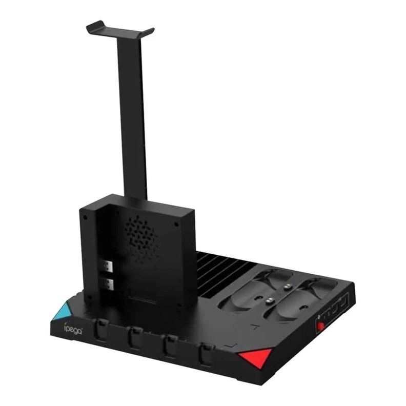 Base Cargador Soporte Vertical Para Nintendo Switch 9 En 1-3