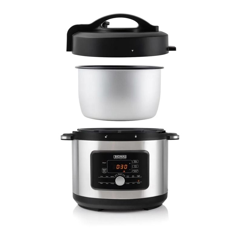 Olla A Presion Slow Cook Digital 5L 900W Acero TH-40PC Thomas-5