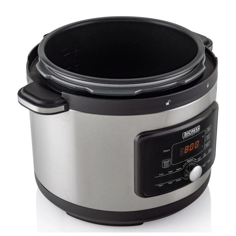 Olla A Presion Slow Cook Digital 5L 900W Acero TH-40PC Thomas-2