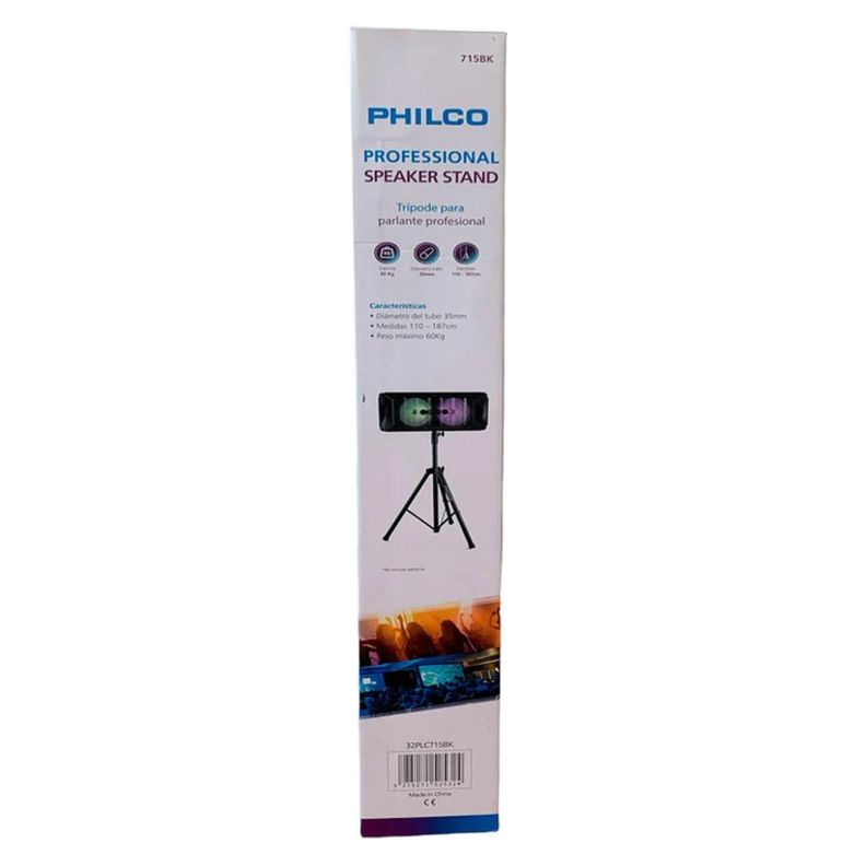 Tripode Para Parlante 1.8Mts Negro C715BK Philco-2