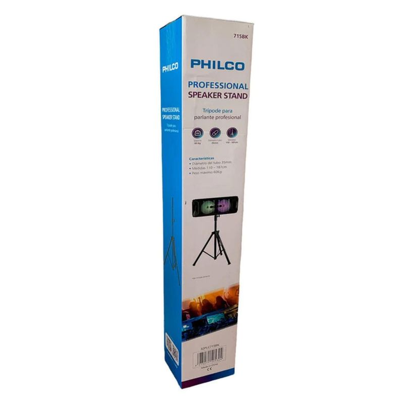 Tripode Para Parlante 1.8Mts Negro C715BK Philco-3
