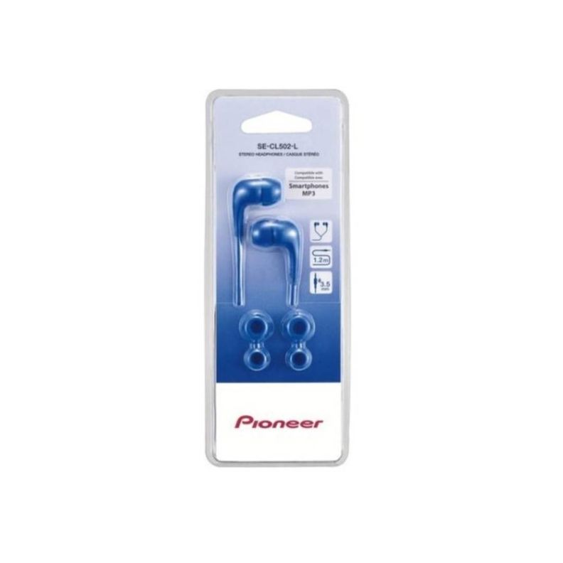 Audifonos In Ear Jack 3.5mm 1.2m Azul SE-CL502-2