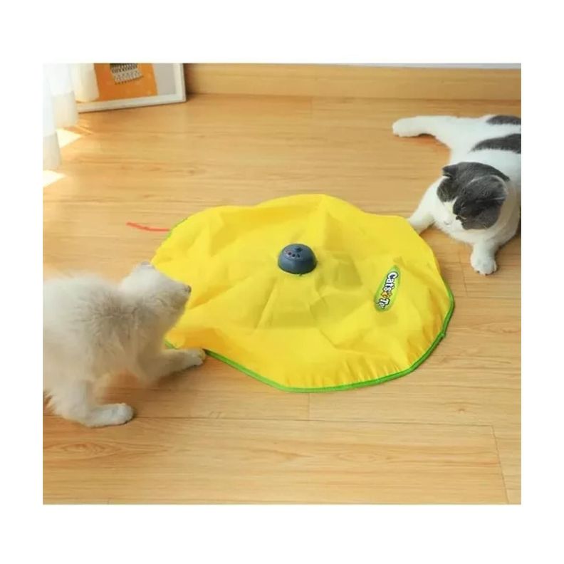 Juguete Interactivo Giratorio Electronico Para Gatos Mascotas-1