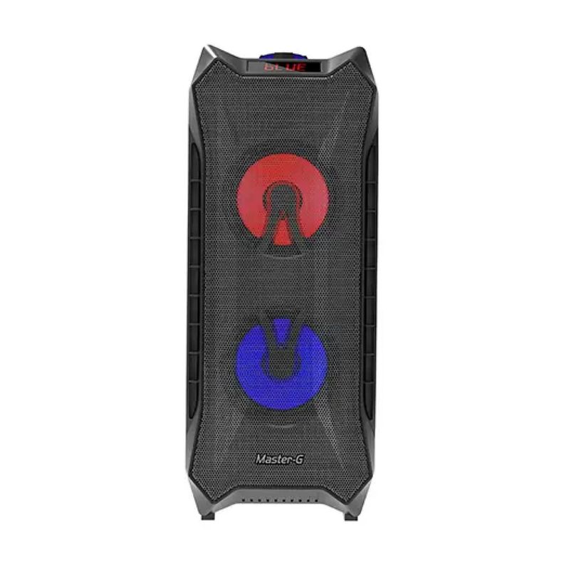 Parlante Bluetooth Microfono USB AUX 10W RMS RGB Gladiator Master G Negro