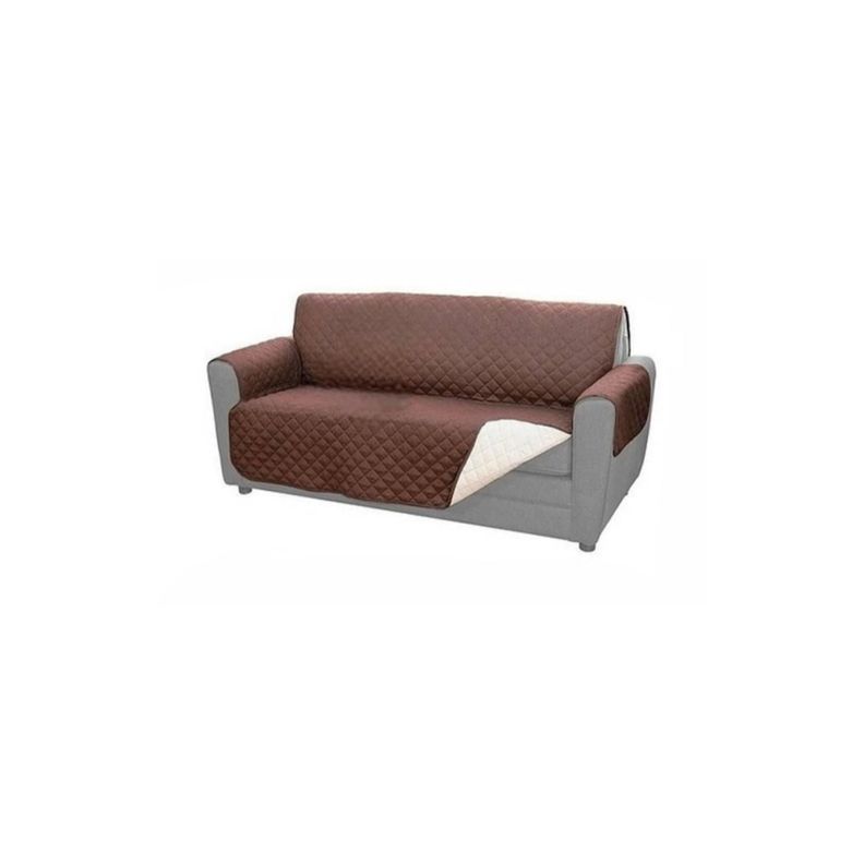 Funda Cobertor Protector Para Sofa Sillon 2 Cuerpos Reversible-0