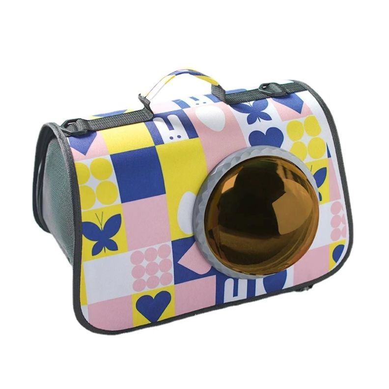 Bolso Transportador Mascotas Gatos Oxford Viajes-0