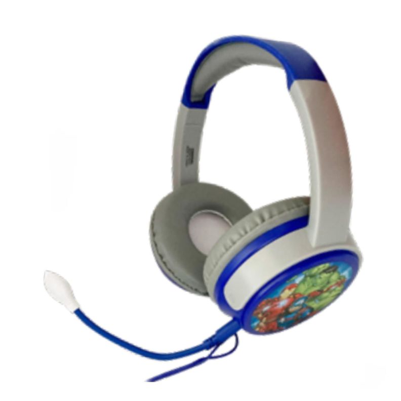 Audifono Gamer Infantil OverEar Blanco Avengers-0