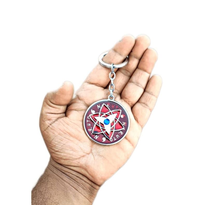 Llavero Metalico Premium Sasuke Naruto Anime 5cm-1