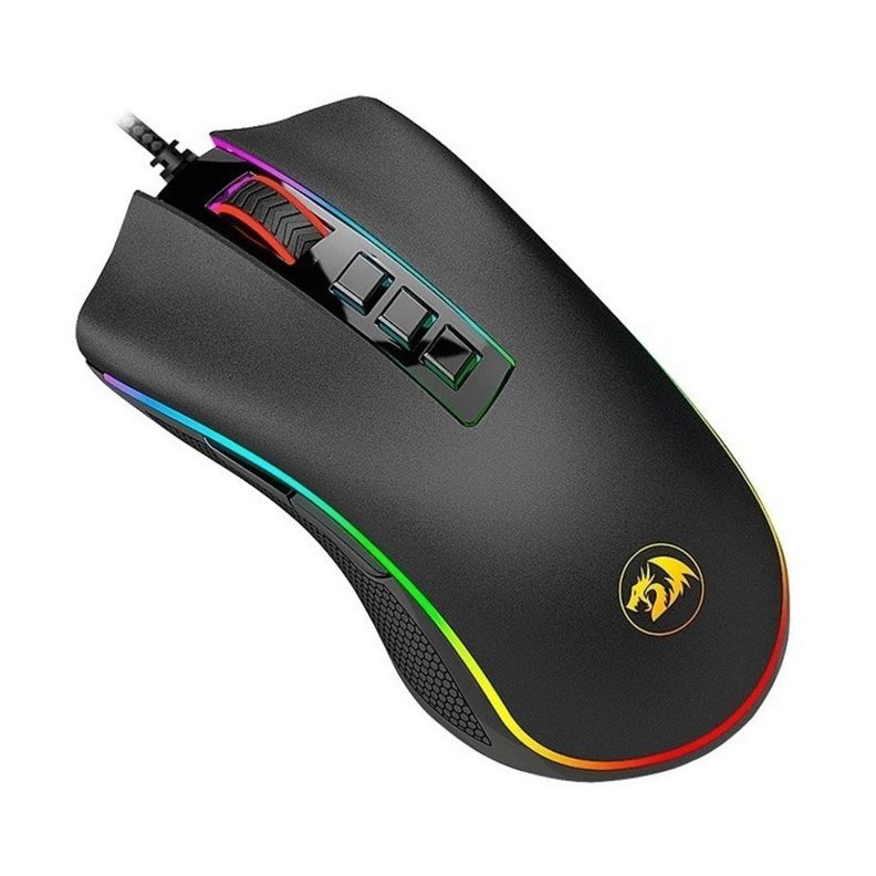 Mouse Gamer USB RGB 9B 12000DPI Negro Cobra FPS Redragon-0