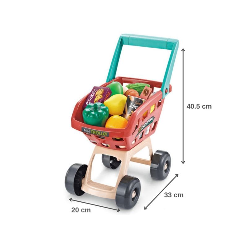 Juguete Set Supermercado Con Carrito 48 Piezas-3