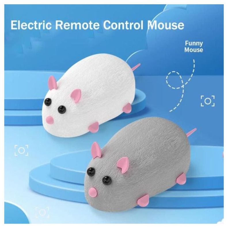 Juguete Interactivo Raton Con Control Para Gatos Mascotas-6