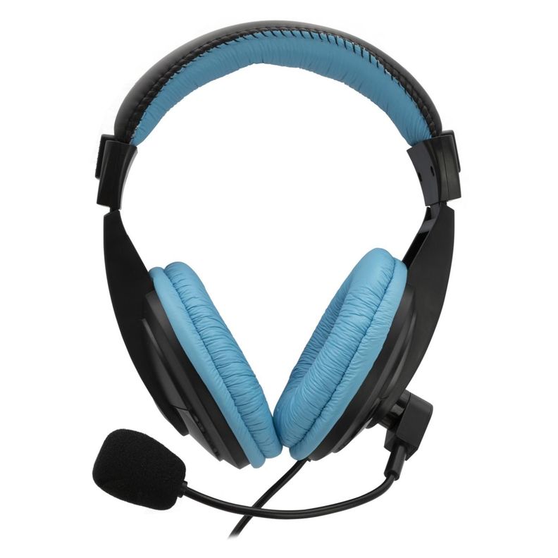 Audifono Gamer Jack 3.5 Negro Azul Loud Monster Games-1
