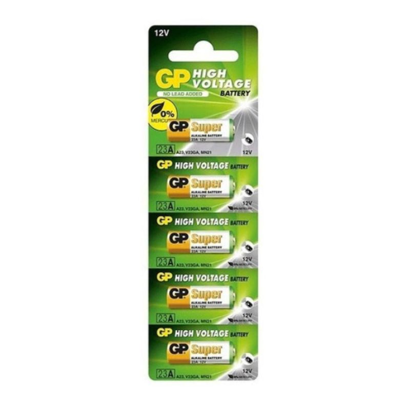 Blister 5 Pilas Alcalinas 23AE 12V GP-0