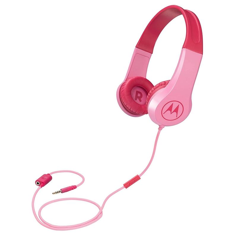 Audifono Manos Libres Jack 3.5 Rosado Squads 200 Motorola-1
