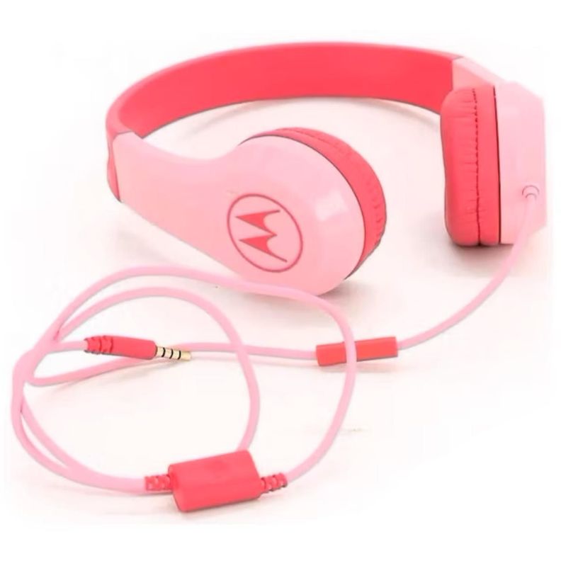 Audifono Manos Libres Jack 3.5 Rosado Squads 200 Motorola-2