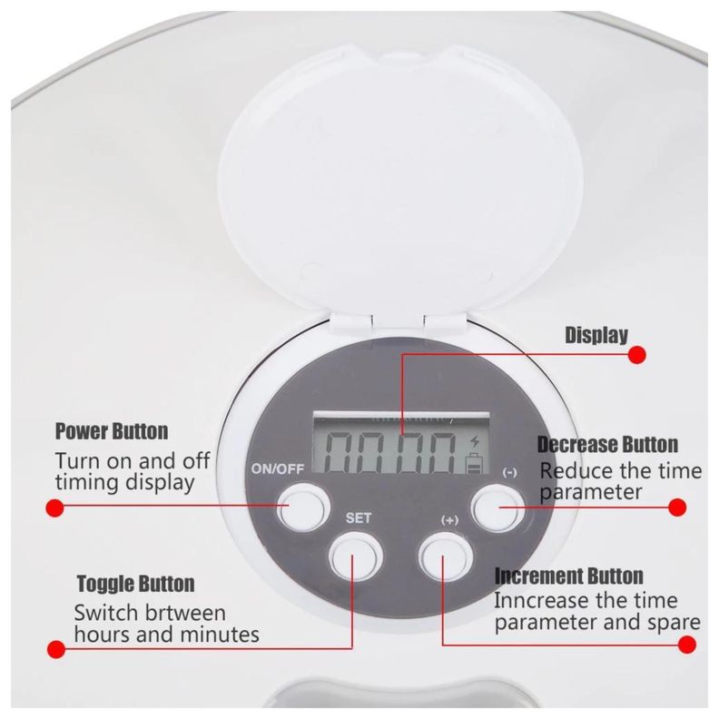 Dispensador Alimentos Automatico Y Programable Para Mascotas-3